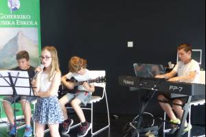 Concierto de fin de curso en Itsasondo