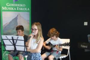 Concierto de fin de curso en Itsasondo