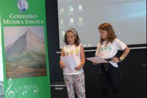 Concierto de fin de curso en Itsasondo