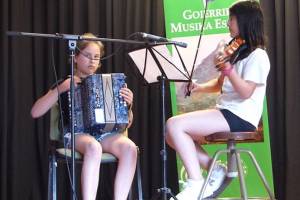 Concierto de fin de curso en Idiazabal