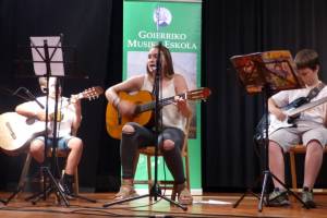 Concierto de fin de curso en Zaldibia