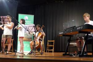 Concierto de fin de curso en Zaldibia