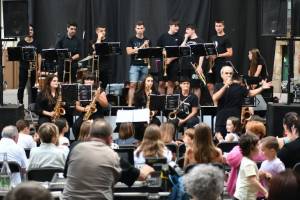 Banda de Jazz de Musika Eskola en el Jazzaldia