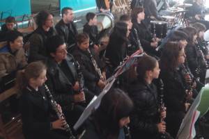 Musika Eskola en el Alarde de Clarinetes de Legazpi